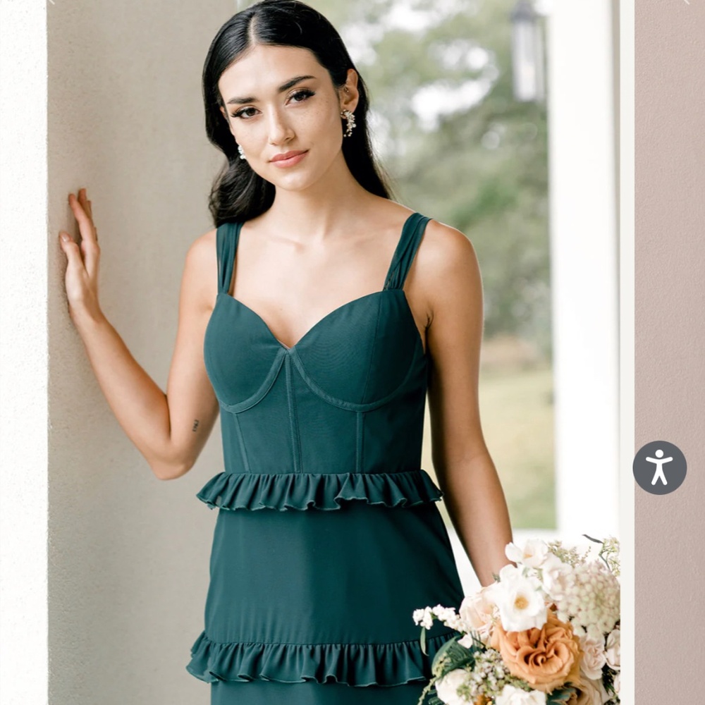 Revelry Sloane Chiffon Dress (Mauve)